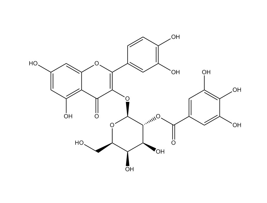 2”-O-沒食子?；鸾z桃苷|53209-27-1